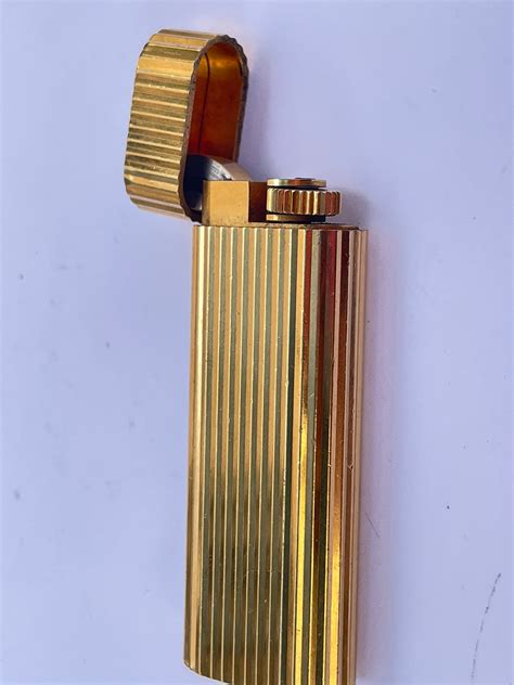 vintage cartier lighters|vintage gold filled dupont lighters.